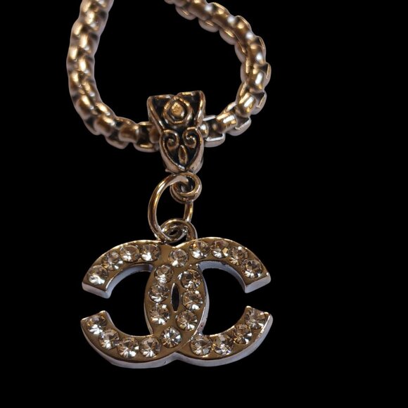 Handmade Crystal Pendant Necklace 18" Stainless Steel Chain, 0.75" Pend… - Picture 6 of 8